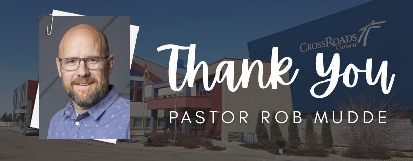 Thank you Pastor Rob CW